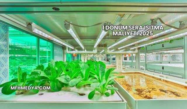1 Dönüm Sera Isıtma Maliyeti 2025