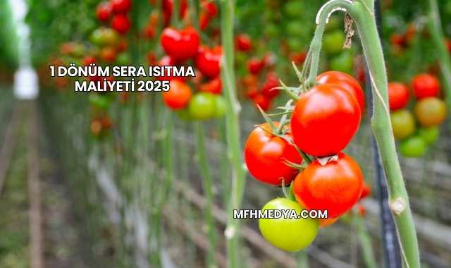 1 Dönüm Sera Isıtma Maliyeti 2025