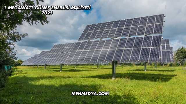 1 Megawatt Güneş Enerjisi Maliyeti 2025