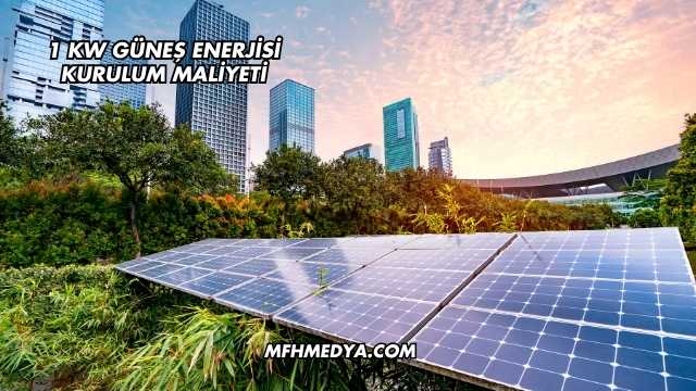 1 kW Güneş Enerjisi Kurulum Maliyeti