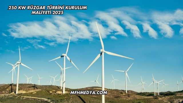 250 Kw Rüzgar Türbini Kurulum Maliyeti 2025