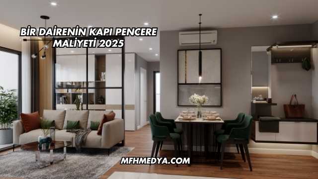 Bir Dairenin Kapı Pencere Maliyeti 2025