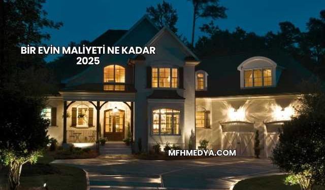 Bir Evin Maliyeti Ne Kadar 2025