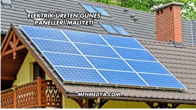 Elektrik Üreten Güneş Panelleri Maliyeti