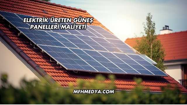 Elektrik Üreten Güneş Panelleri Maliyeti