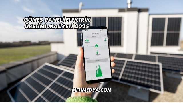 Güneş Paneli Elektrik Üretimi Maliyeti 2025