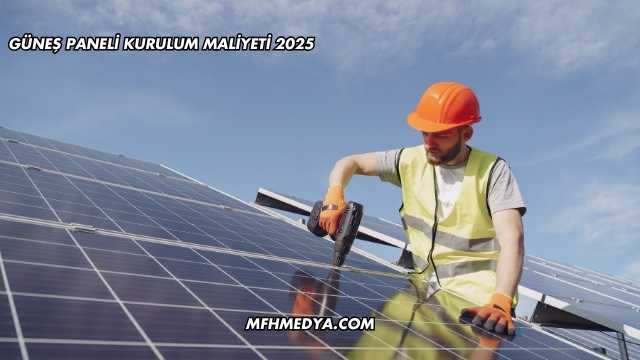 Güneş Paneli Kurulum Maliyeti 2025