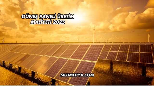 Güneş Paneli Üretim Maliyeti 2025