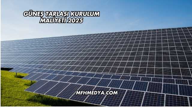 Güneş Tarlası Kurulum Maliyeti 2025