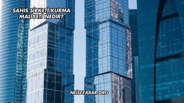 Şahıs Şirketi Kurma Maliyeti Nedir?