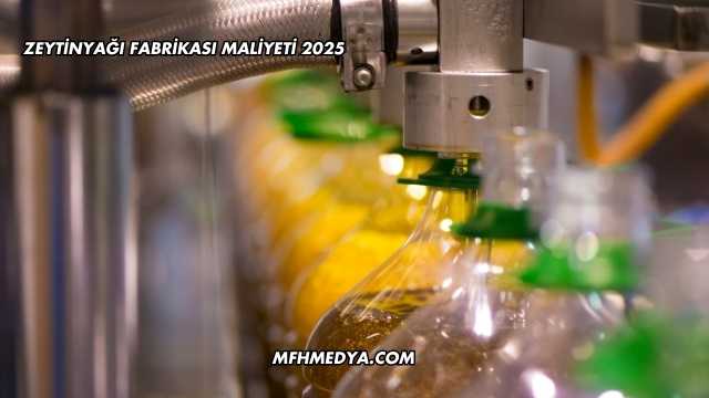 Zeytinyağı Fabrikası Maliyeti 2025