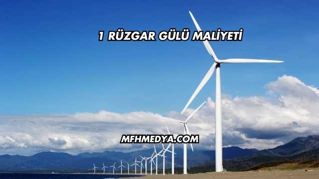 1 Rüzgar Gülü Maliyeti