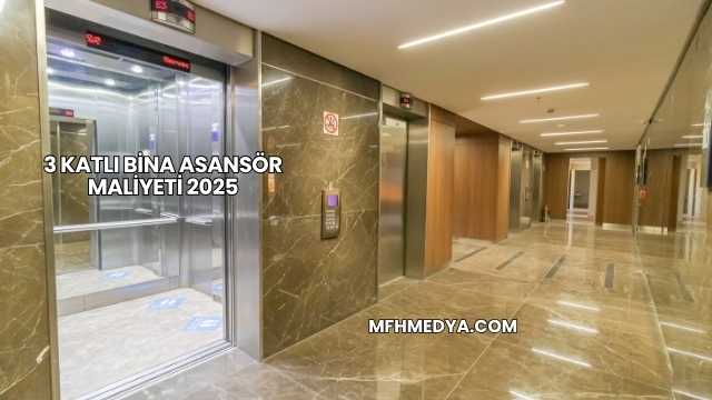 3 Katlı Bina Asansör Maliyeti 2025