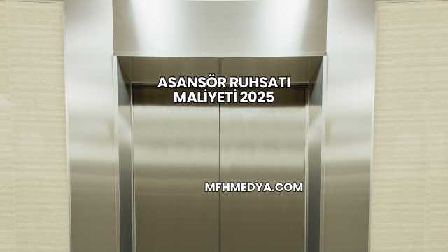 Asansör Ruhsatı Maliyeti 2025